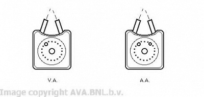 AVA QUALITY COOLING vw3147 -  масляный радиатор, двигательное масло